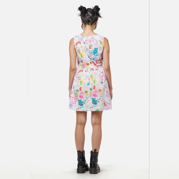 NWT Dangerfield Zero Concentration Mini Dress Size 12 AU / 8 US - Picture 4 of 9